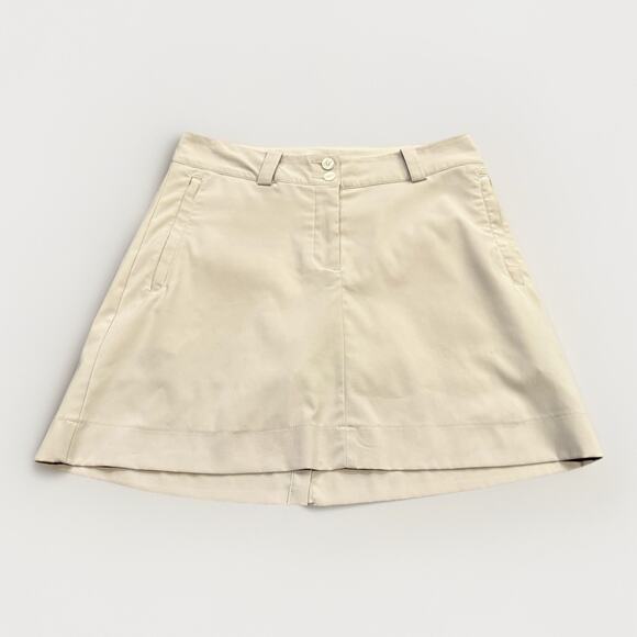 Nike Pants - Nike Skort Womens White A-Line Skirt Golf Dri-FIT Tour Performance Size 4 394663